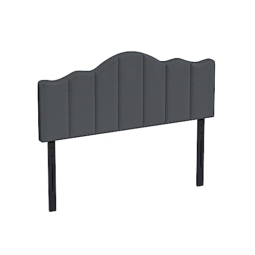 YENING Queen Size Headboard Only Queen Bed Headboards Fabric Cabeceras De Cama, Height Adjustable, Grey