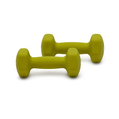 Amazon Basics Easy Grip Workout Dumbbell, Neoprene Coated, Various Sets and Weights available