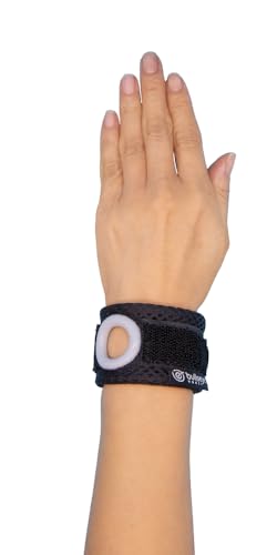 Bullseye Wrist Band – Wrist Brace for Ulnar Sided Wrist Pain, TFCC Tear, Pinky Side Wrist Pain, DRUJ Instability, Repetitive Use Injury – Size L/XL