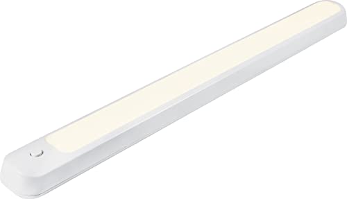 GE Under Cabinet Light, 24 Inch, Wireless, Battery Operated, 200 Lumens, Tap Light, Bright White LED Closet Light, Night Light for Kitchen, Closet, and More, 58158-T1