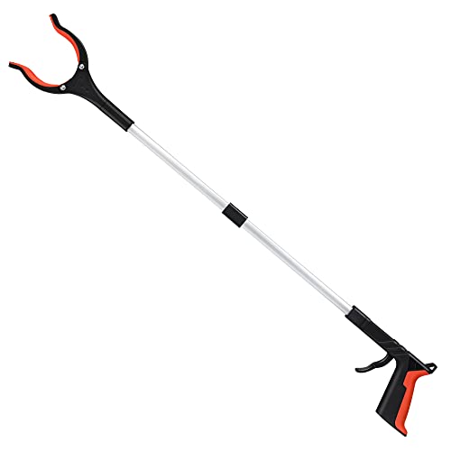 2024 Upgrade Grabber Reacher Tool, 360° Rotating Head, Wide Jaw, 32