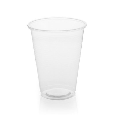 Plastic House Clear Party Cups - 7oz (Pack Of 100) | Durable Plastic Drinkware For Events, Gatherings & Everyday Use