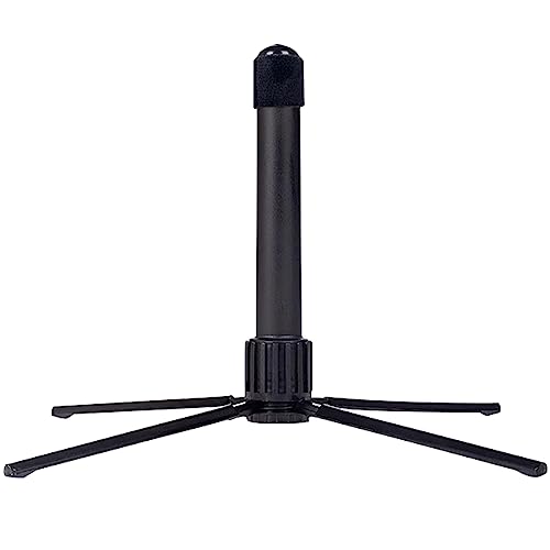 ROCHIX 1890 Portable Flute Stand Foldable Flute Stand Metal Base, 4-Leg Flute Stand for Flute Piccolo