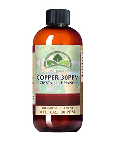 Organa Pure Crystalline Liquid Copper Supplement - 30 PPM - High Absorption Copper