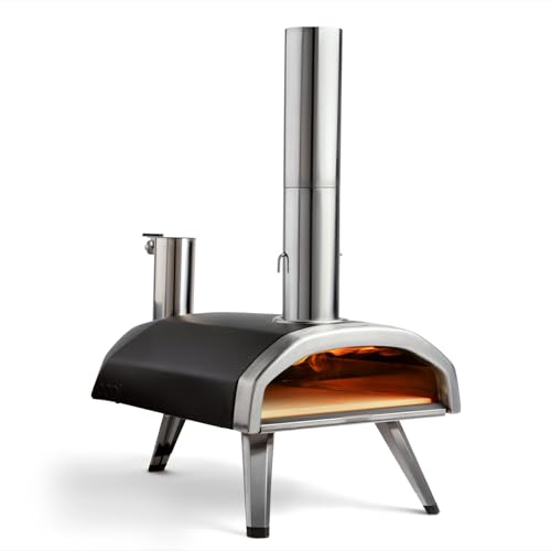 ooni Fyra 12 Wood Fired Outdoor Pizza Oven - Portable Hard Wood Pellet Pizza Oven - Ideal for Any Outdoor Kitchen - Outdoor Cooking Pizza Maker - Backyard Pizza Ovens - Countertop Pizza Oven