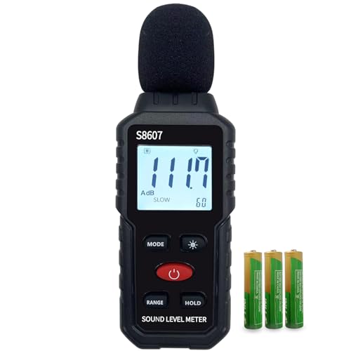 Digital Sound Level Meter,Sound Meter for Classroom Home Street,30-130dBA dB Meter to Measure Noise,Noise Decibel Reader,Audio Sound Tester,Sound Testing equipmetent,Sound Measurement Device