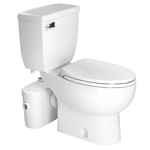 SANIFLO Saniaccess 2 + Toilet Bowl Elongated + Toilet Tank Bundle - Residential - White