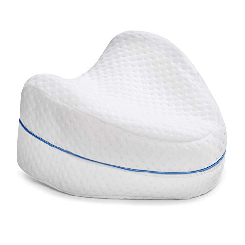 Contour Legacy Leg & Knee Foam Support Pillow - Soothing Pain Relief for Sciatica, Back, HIPS, Knees, Joints - As Seen on TV