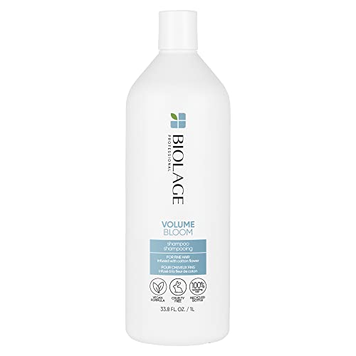 Biolage Volume Bloom Shampoo | Volumizing Shampoo | Lightweight Volume & Shine | For Fine Hair | Paraben & Silicone-Free | Vegan​ | Cruelty Free | Salon Shampoo