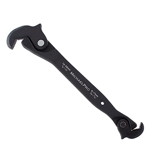 MichaelPro Dual Action Auto Size Adjusting Wrench, 5/16” to 1-1/4
