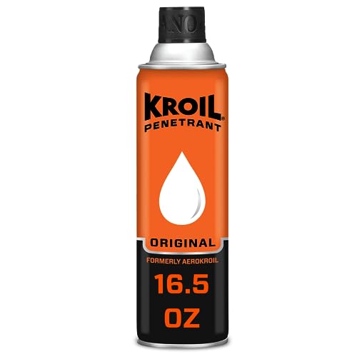 Kroil Original Penetrating Oil (Aerosol Spray-16.5oz Can-Single) | Penetrant for Rusted Bolts, Metal, Hinges, Chains, Moving Parts | Rust, Corrosion Inhibitor (KS162)