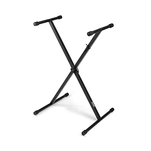 OnStage KS7190 Classic Single-X Keyboard Stand , Black