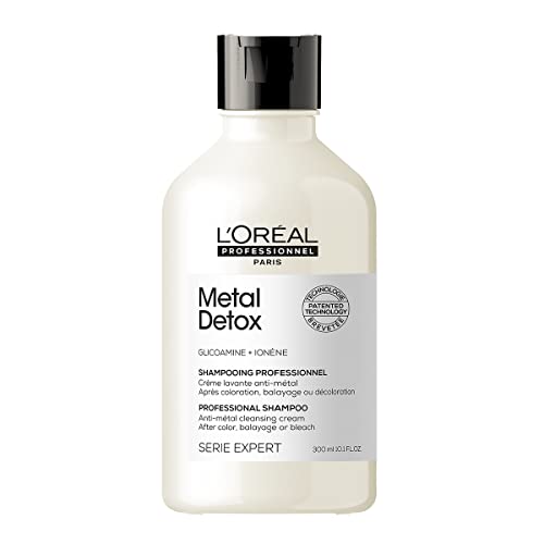 L’Oreal Professionnel Metal Detox Shampoo | Hard Water Chelating Shampoo | Removes Metal Build Up | Protect Color & Add Shine | Paraben & Sulfate Free | For Damaged Hair | For All Hair Types