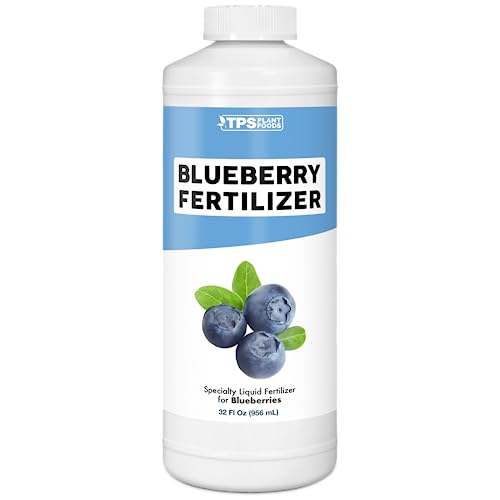 Blueberry Fertilizer for Acid Loving Fruit and Berry Gardens, Liquid Plant Food 32 oz (1 Quart)