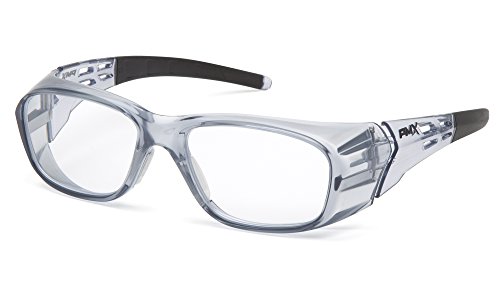 Pyramex Safety Emerge Plus Readers Safety Glasses, 2.5 Diopters, Clear Full Reader Lens (SG9810R25)