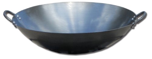 King Kooker #18WK Steel Wok, 17-Inch, Multicolor