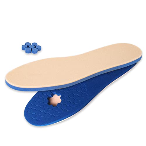 Diabetic Insole Off Loading Insole Removable Peg Insoles 1 Pair Foot Ulcer Insole for Foot Pain Relief, Wounds and Ulcerations of Foot, Shock Absorption for Men and Women (Men 6 || Women 7)