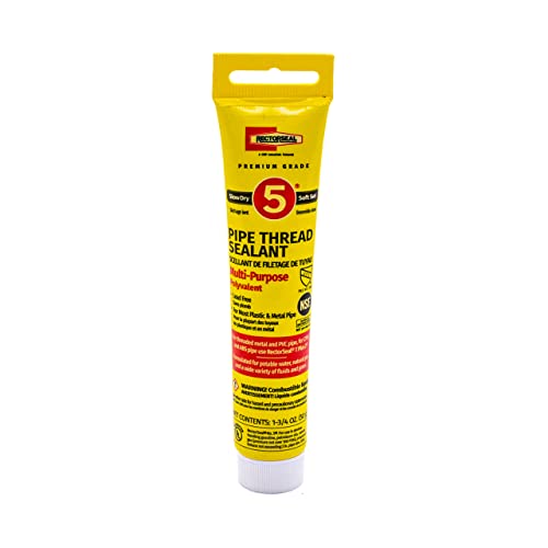 Rectorseal 25790 1-3/4-Ounce Tube No.5 Pipe Thread Sealant