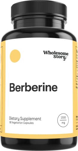 Berberine Supplement 1500mg | Berberine 500mg Per Capsule | 97% Standardized Purity | Supports Metabolic Profiles & Hormonal Balance | 90 Berberine HCL Capsules | Berberine Supplements 30-Day Supply