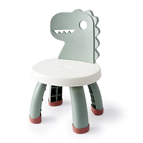 Toddler Chair,Plastic Kids Dino Chair,Sturdy Durable and Lightweight Toddler