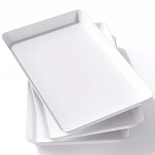 Lifewit Serving Tray Plastic for Party Supplies, 15
