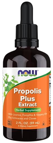 NOW Supplements, Propolis Plus Extract Liquid with Dropper, Herbal Supplement, 2-Ounce