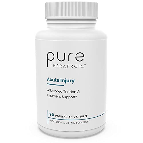 Pure Therapro Rx Acute Injury | Tendon & Ligament Support | Convenient Once a Day Clinical Dose | Supports Tendon Health, Movement & Physical Function | Pharm-Grade (90 Capsules)