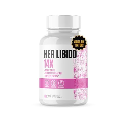 EPN Supplements Her Libido 14x Extra Strength | #1 Rated Female Enhancement & Energy Booster Increase Drive,Boost Mood,Balance Hormones w/ BioPerine,Ashwagandha,Maca Root + 11 More - 60 Pills