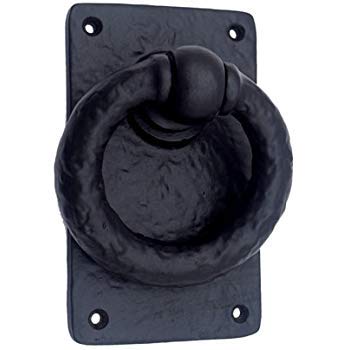 The Metal Magician Black Antique Cast Iron Door Knocker – Black