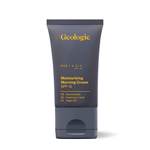 Geologie SPF15 Moisturizing Face Cream - Daily Hyaluronic Acid, 50ML, 90 Day Supply