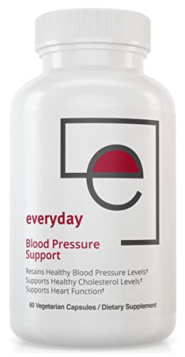 Everyday Blood Pressure Support - Natural Heart Health & Hypertension Support with Magnesium and Hawthorn - 60 Capsules