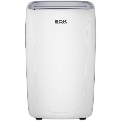 Emerson Quiet Kool 8000 Ashrae / 5000 BTU DOE Portable Air Conditioner with Dehumidifier and Remote Control, AC for Apartment, Bedroom, Medium Rooms up to 300 Sq. Ft. in White