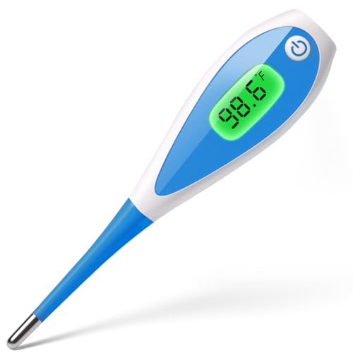 Boncare Thermometer for Adults, Digital and Oral Thermometer for Fever with 10 Seconds