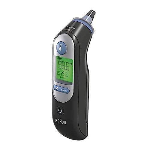 Braun ThermoScan 7 – Digital Ear Thermometer for Kids, Babies, Toddlers and Adults – Fast, Gentle, and Accurate Results in 2 Seconds - Black, IRT6520