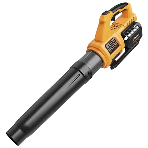 HEINPRO Cordless Leaf Blower for Dewalt 20V Max Battery 400CFM Electric Leaf Blower Cordless, Variable Speed, Turbo Mode, Battery Powered Leaf blowers for Lawn Care, Yard (No Battery)