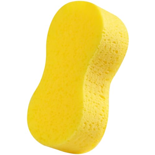 Temede Car Wash Sponge, Car Cleaning Large Sponges, All Purpose Sponges for Cleaning, Easy Grip Thick Foam Scrubber, Giant Bone Sponge for Kitchen, Bathroom, Household Cleaning