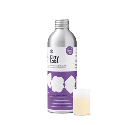 Dirty Labs | Murasaki Scent | Bio Enzyme Liquid Laundry Detergent | 32 Loads (8.6 fl oz) | Hyper-Concentrated | High Efficiency & Standard Washing | Nontoxic, Biodegradable | Stain & Odor Removal
