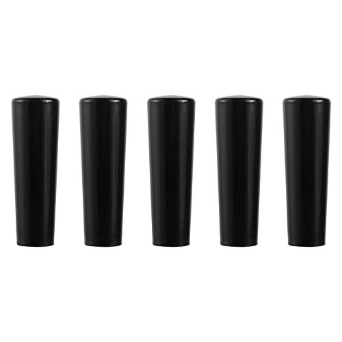 MRbrew 【5 PCS Plastic Beer Tap Handle, Faucet Black Handle Fits for Standard American Threading Beer Faucet