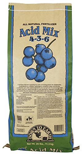 Down To Earth All Natural Acid Mix Fertilizer 4-3-6, 25 lb