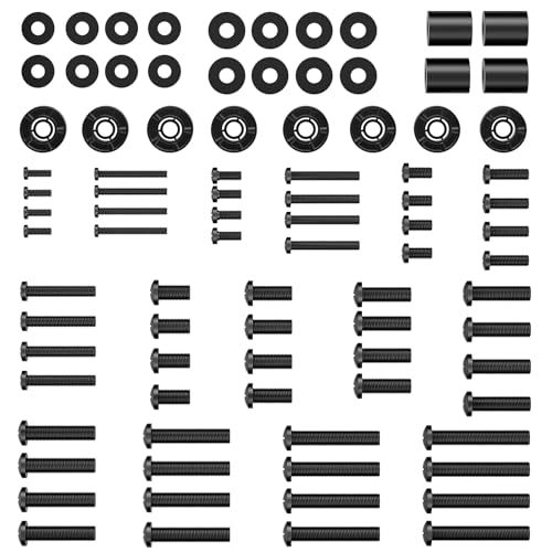 Supcline Universal TV Mounting Hardware Kit Fits Most TVs up to 100 inches, Includes M4 M5 M6 M8 Screws, Spacers and Washers, Works with Most TV/Monitor Mounts