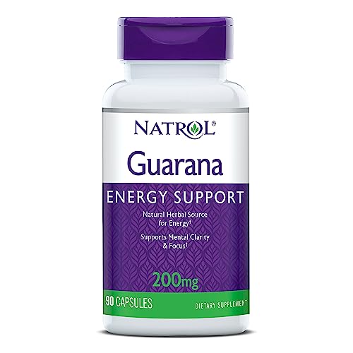 Natrol Guarana 200mg Capsules, 90-Count