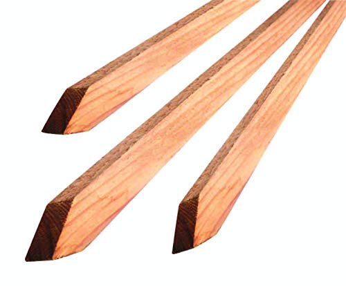 Bond Manufacturing Co 94006 4ft x 3/4in Packaged Hardwood Stakes, 0.75