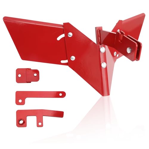 Leafinnerin 15683 Hiller-Furrower Kit for Rear Tine Tillers,Tiller Attachment,Removable, Adjustable Wings and Multiple Connections for Various Areas of Cultivated Land.