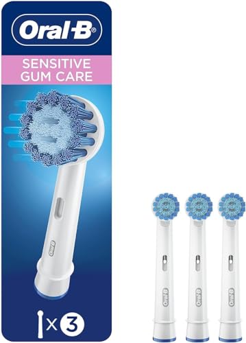 Oral-B Sensitive Gum Care Electric Toothbrush Replacement Brush Heads Refill, 3 Count