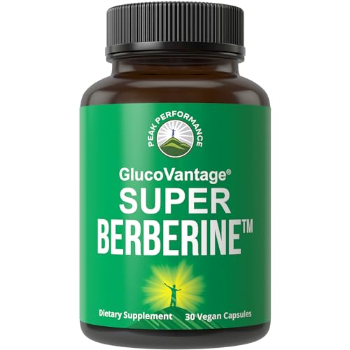 Super Berberine Supplement - Dihydroberberine GlucoVantage® Now 5X More Effective Than Regular Berberine HCL Powder Capsules. for Metabolism Support. Keto Friendly Plus Vegan Extract Pills