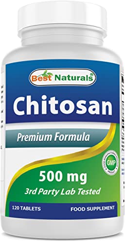 Best Naturals -- Chitosan -- 500 mg -- 120 Tablets