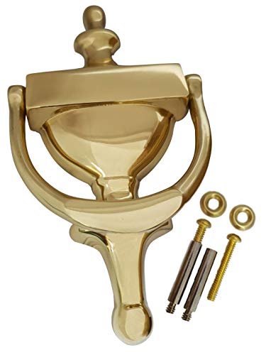 QCAA Solid Brass Door Knocker, 7