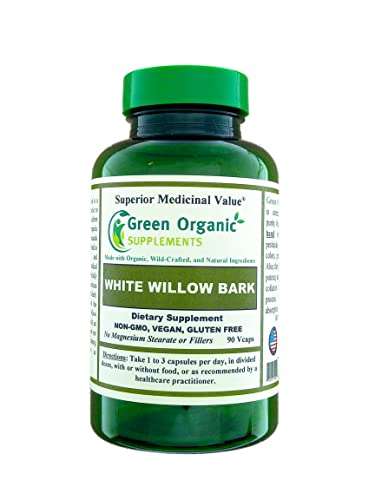 Green Organic Supplements Capsule White Willow Bark (Single)