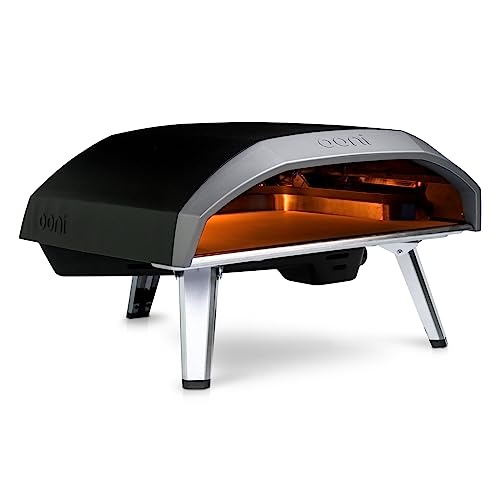 Ooni Koda 16 Gas Pizza Oven – 28mbar Outdoor Propane Pizza Oven - Portable Pizza Oven For Authentic Stone Baked 16 Inch Pizzas – Ideal for Any Outdoor Cooking Enthusiast - Countertop Pizza Oven