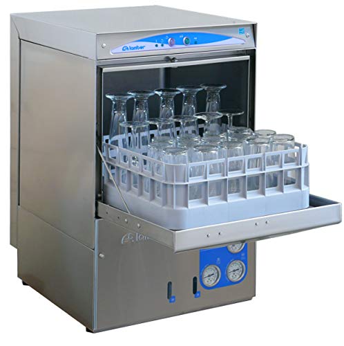 Eurodib DSP3 Lamber High Temperature Rack Undercounter Commercial Glass Washer, 30 Racks/Hr, Stainless Steel, 16